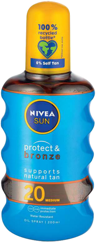 Olje za sončenje Nivea sun, ZF20, 200ml