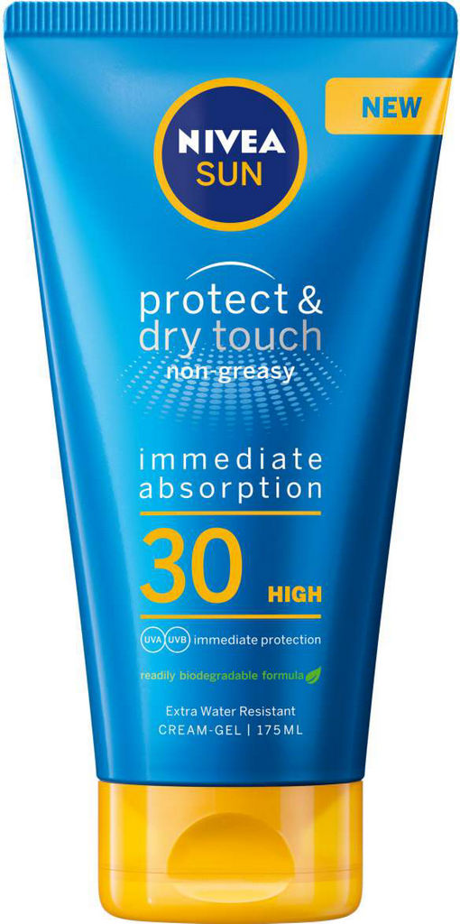 Gel Nivea Sun, Protect & Dry touch, ZF 30, 175 ml