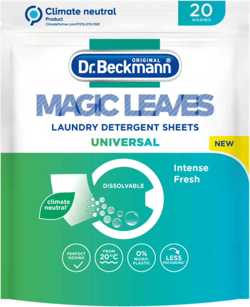 Detergent Dr. Beckmann, Magic Leaves Universal, v lističih, 20/1