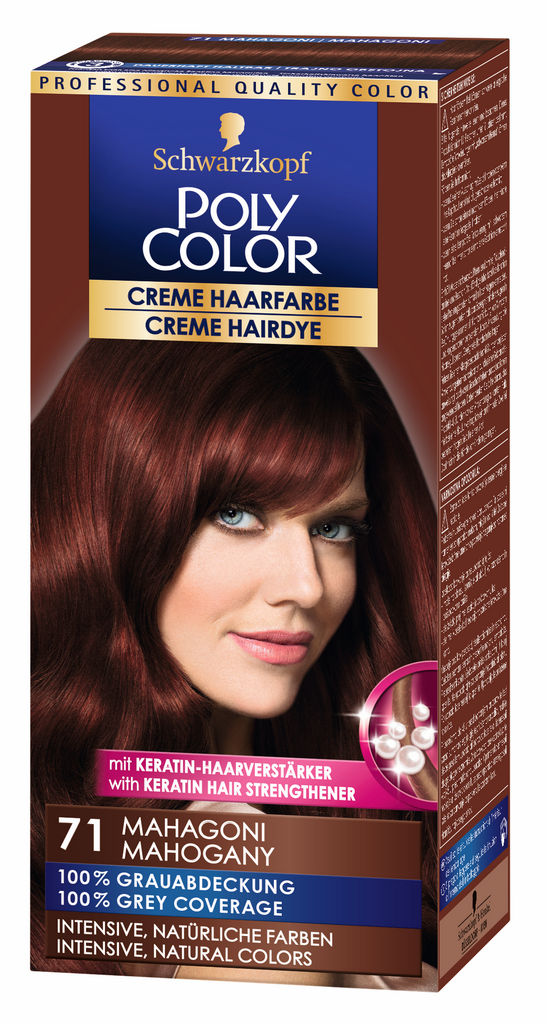 Barva za lase Poly Color, 71, mahagoni