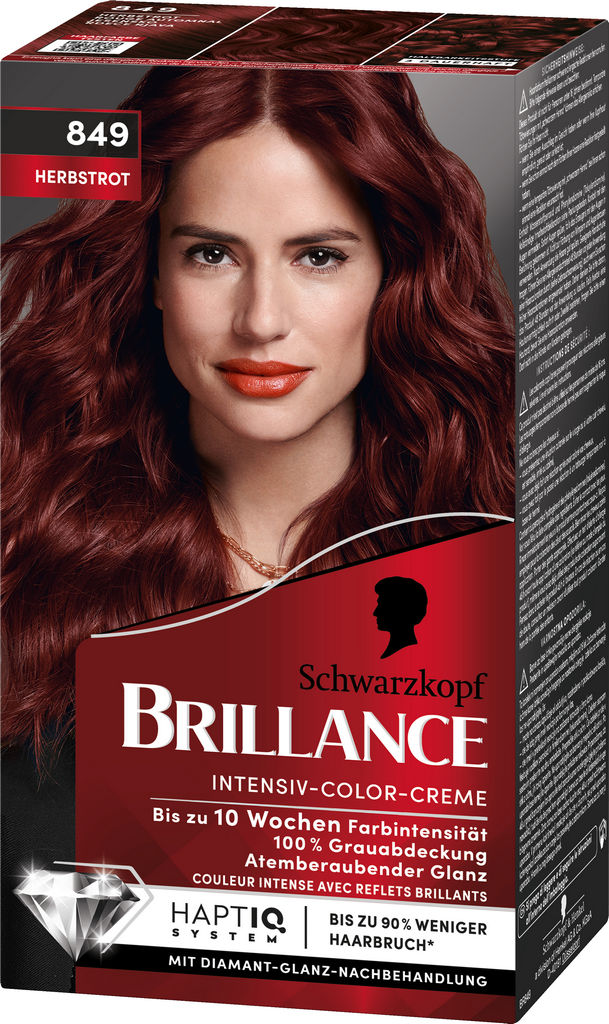 Barva za lase Brillance, Autumn Red Brown 849
