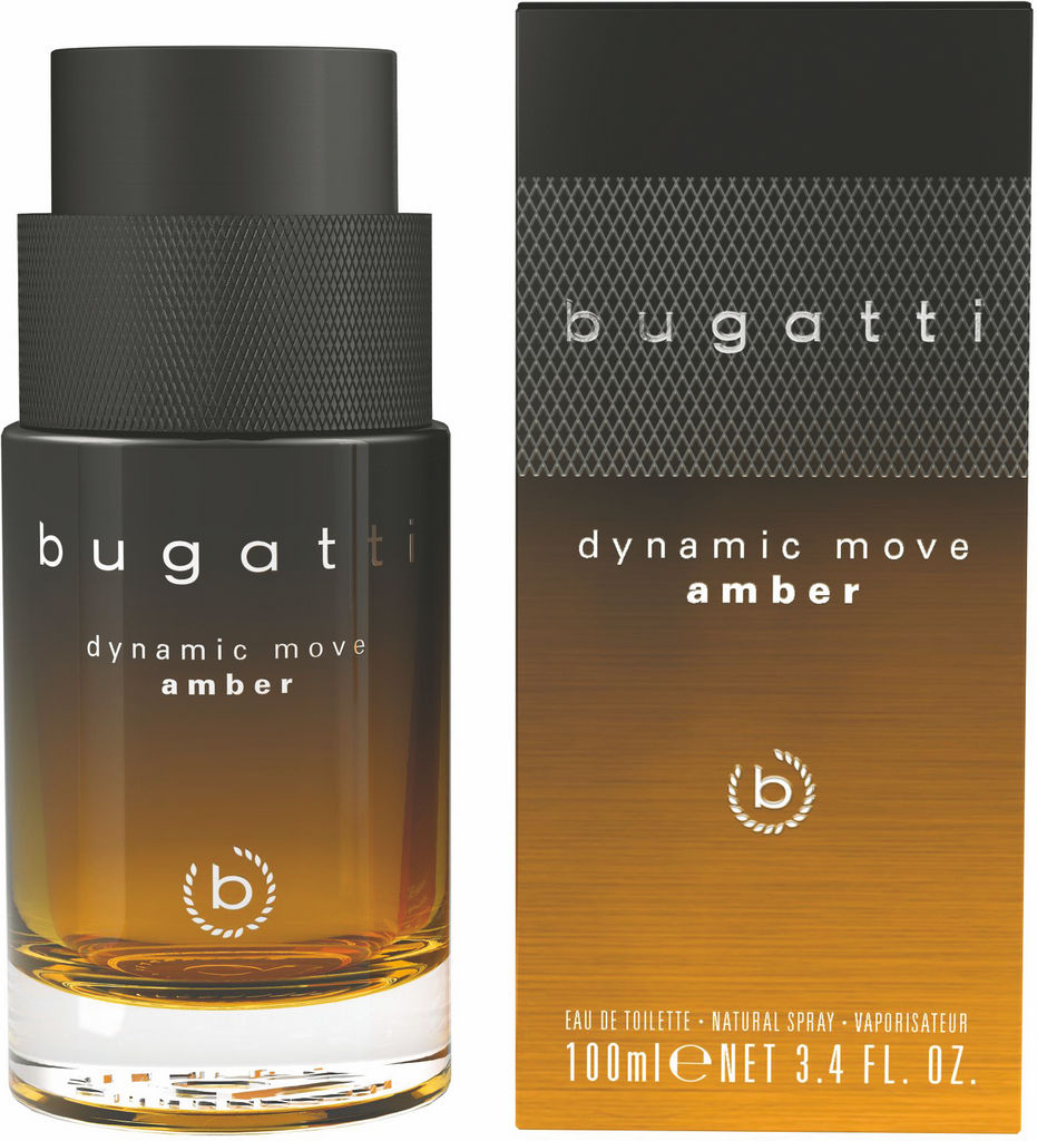 Toaletna voda Bugatti, dynamic move amber, moška, 100 ml
