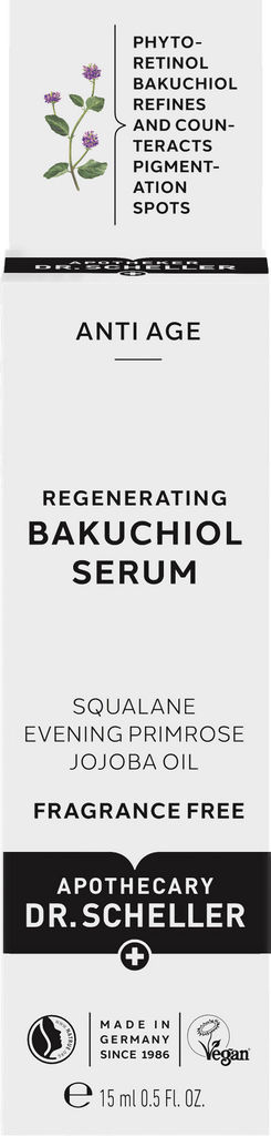 Serum za obraz Dr. Scheller, regenerativni, z bakuchiolom, 15 ml