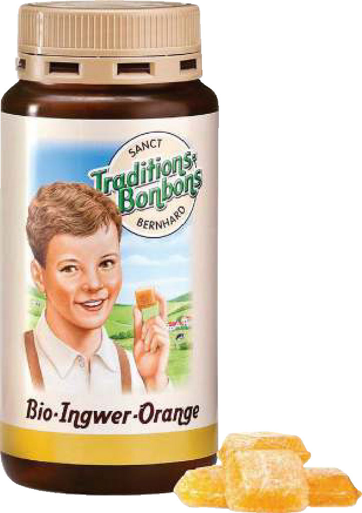 Bonboni Bio ingver pomaranča, 170 g