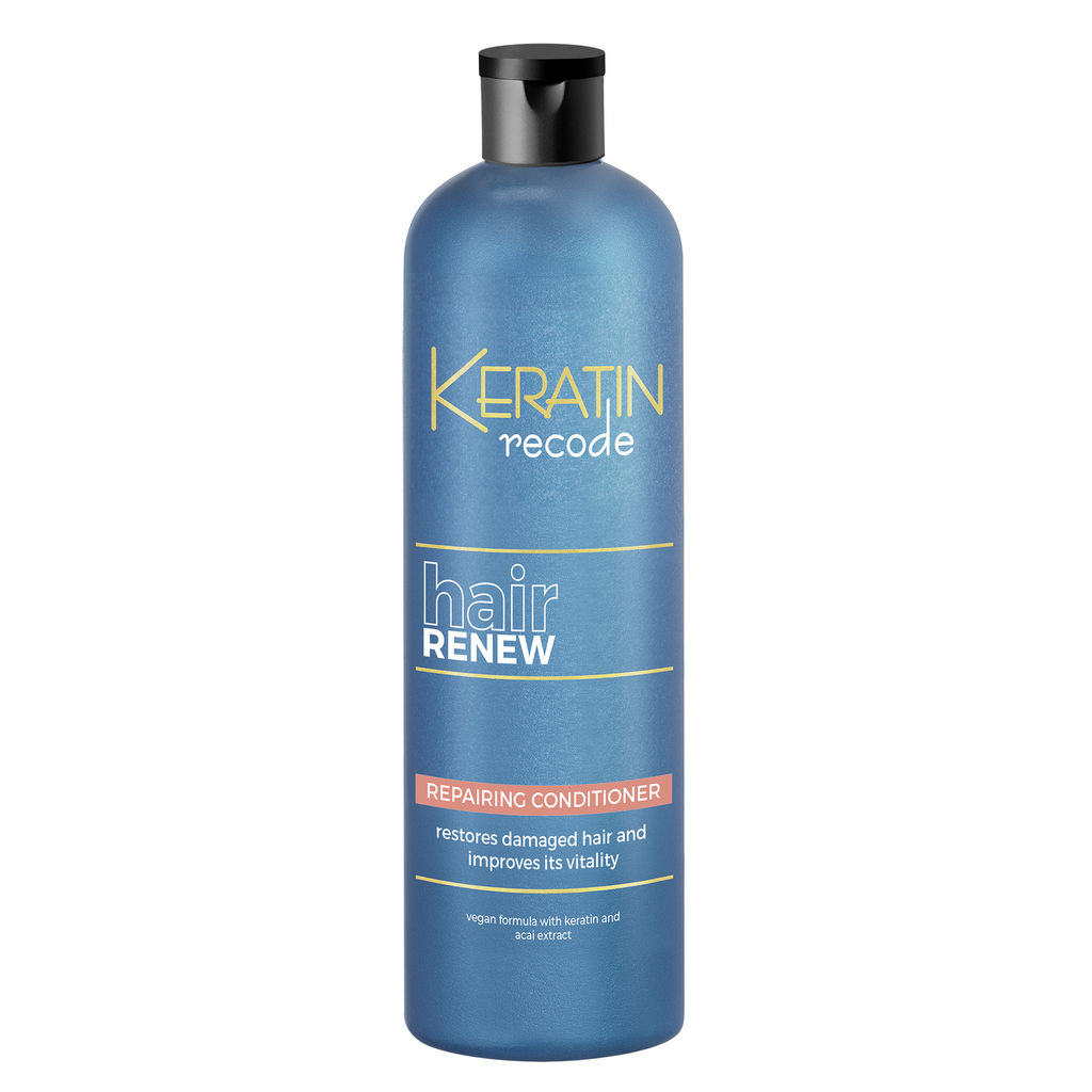 KERATIN recode hair RENEW, balzam za poškodovane lase, 400 ml