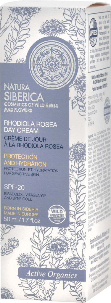 Krema za obraz Natura Siberica z rožnim korenom za občutljivo kožo, 50ml