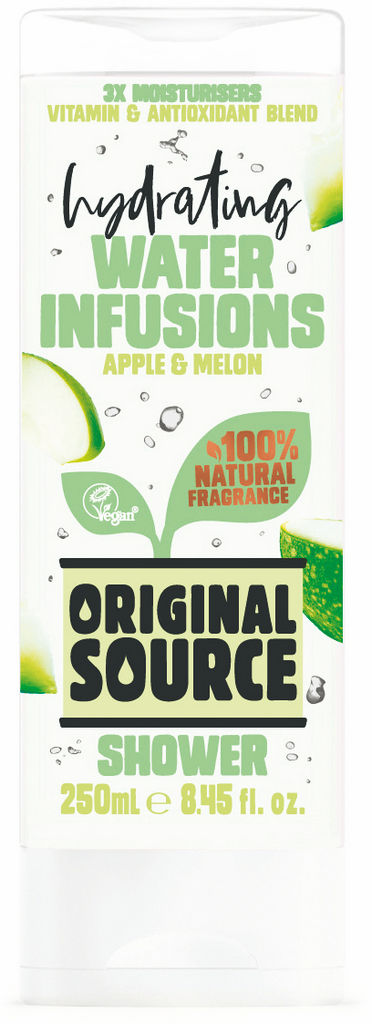 Gel za prhanje Water Infusion, Original Source, jabolko in melona, 250 ml