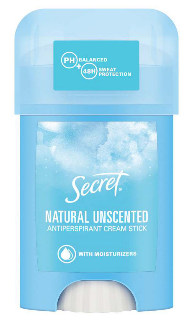Deodorant v stiku Secret, ženski, kremni AP Natural, 40ml