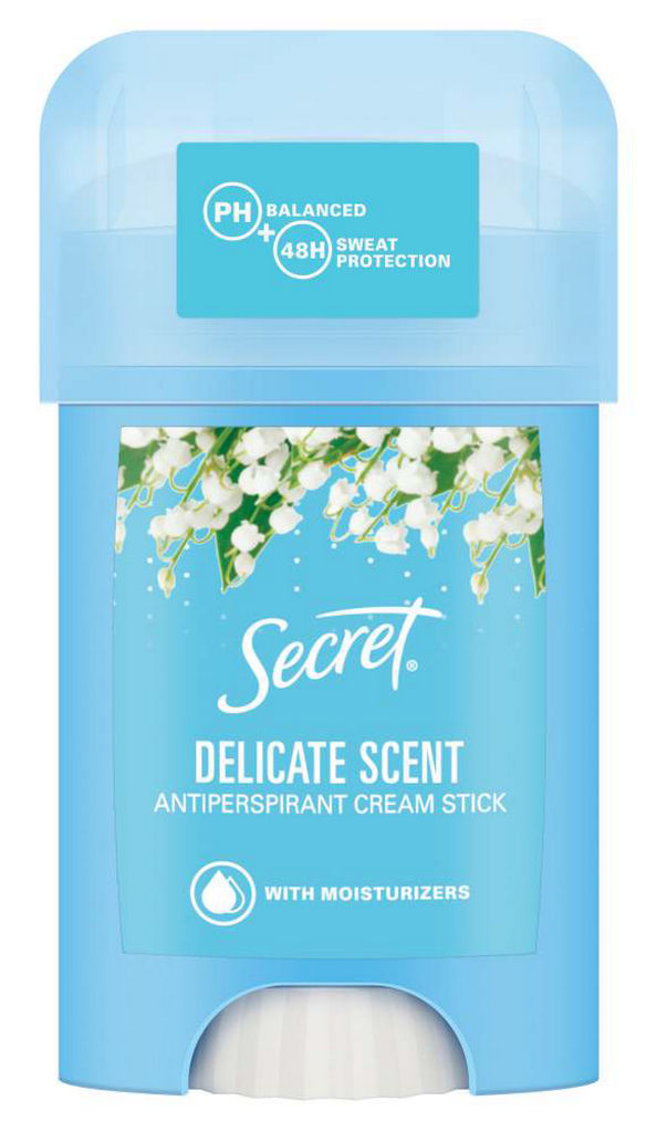 Deodorant v stiku Secret, ženski, kremni AP Delicate, 40ml