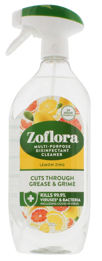 Čistilni sprej Zoflora, večnamenski, Lemon Zing, 800 ml