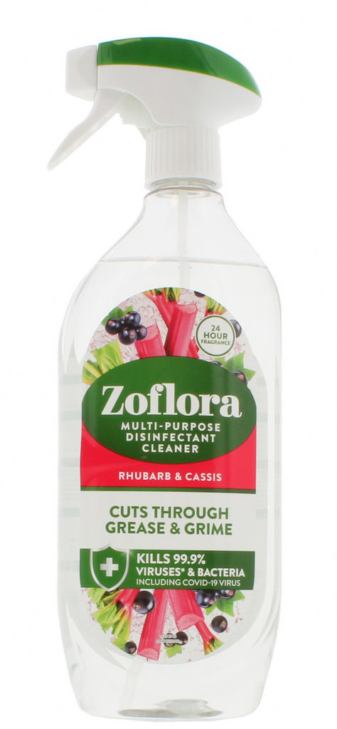 Čistilni sprej Zoflora, večnamenski, Rhubarb & Cassis, 800 ml