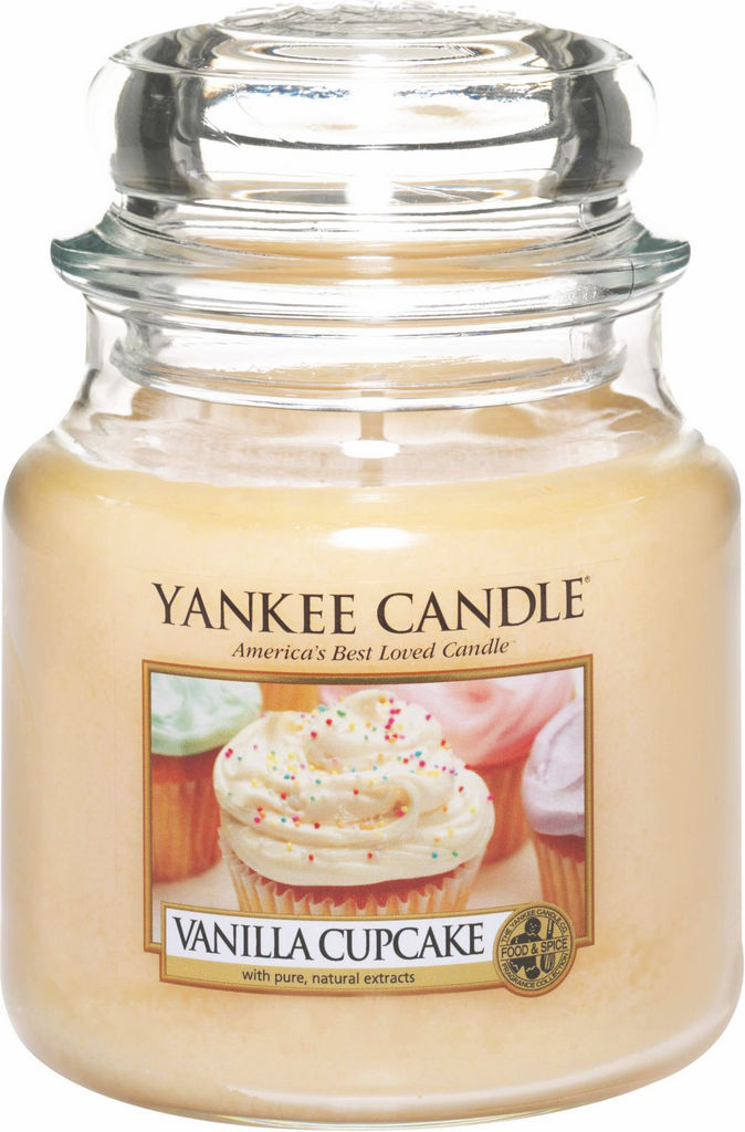 Sveča dišeča Yenkee Candle, Vanilla Cupcake, medium