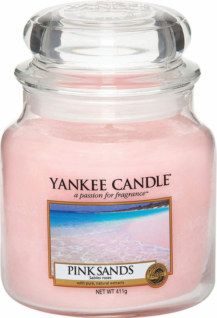 Sveča dišeča Yankee Candle, pink sands, classic medium