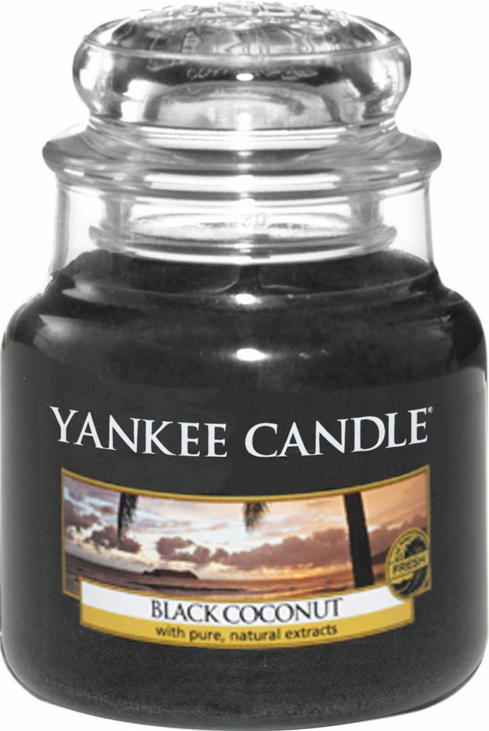 Sveča dišeča Yankee Candle, black coconut, classic small