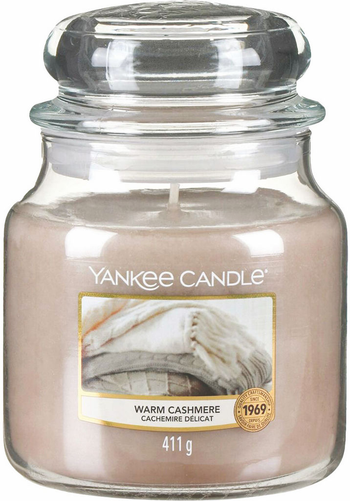 Sveča dišeča Yenkee Candle, Warm Cashmere, medium