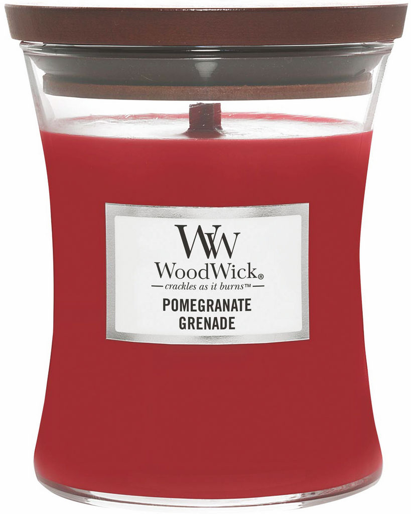 Sveča dišeča Woodwick, Pomegrante Classic, medium