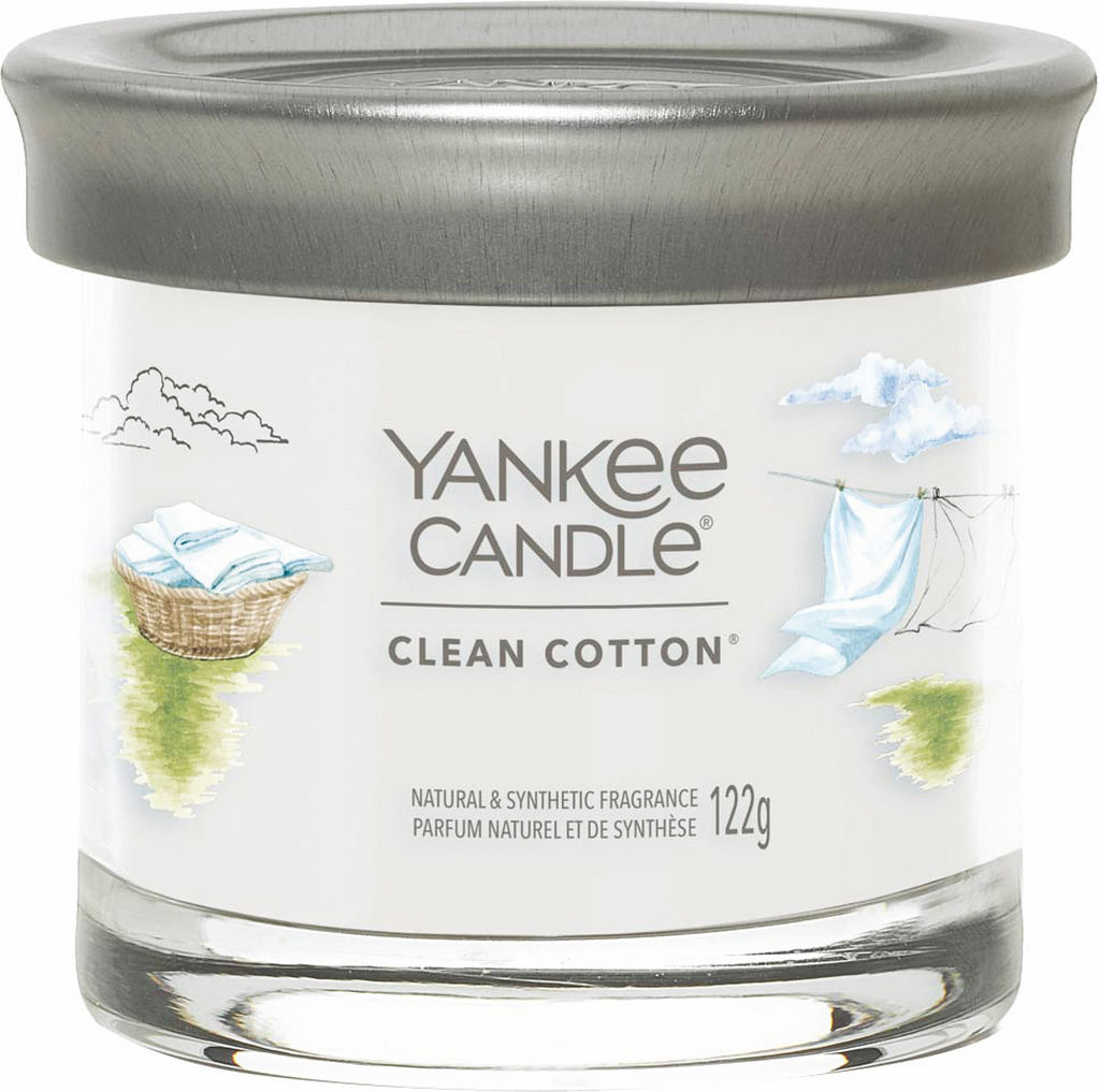 Sveča dišeča Yenkee Candle, Clean Cotton, small