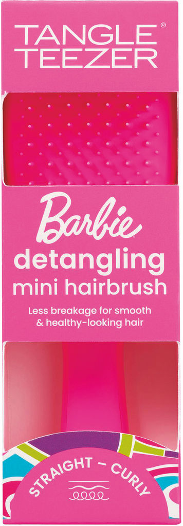 Krtača za lase Tangle Teezer, Mini Ultimate Detangler, totally Pink Barbie