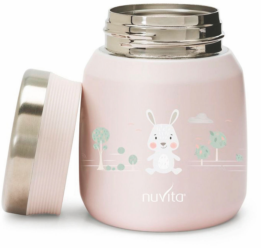 Posoda termo Nuvita, roza, 330 ml