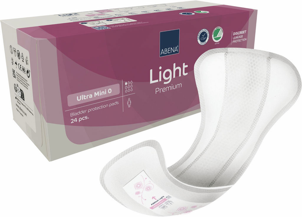 Vložki za inkontinenco Abena, light, ultra mini 0, 24/1