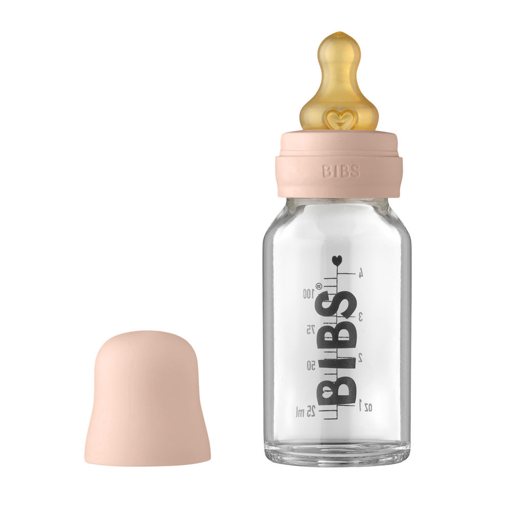 Steklenička otroška Bibs, Blush, 110 ml