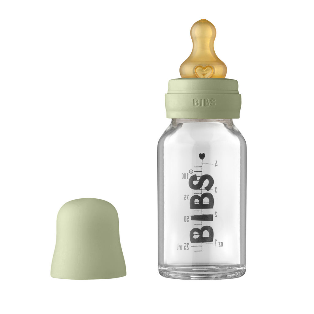 Steklenička otroška Bibs, Sage, 110 ml