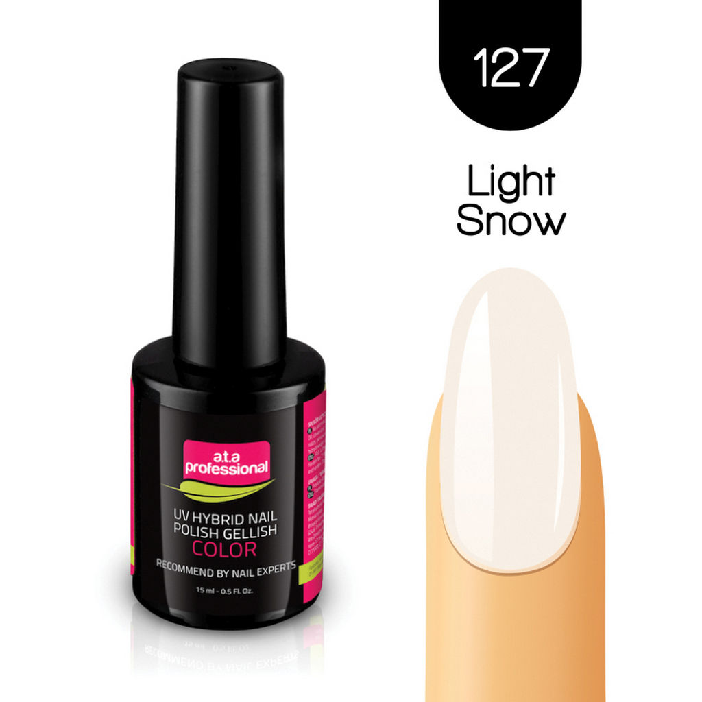 Gel lak za nohte Fantoma, UV/LED, št.127 Light Snow