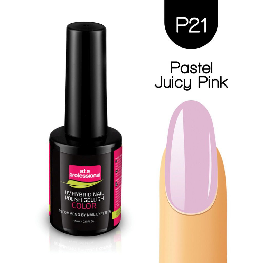 Gel lak za nohte Fantoma, UV/LED št.P21 Pastel Juicy pink
