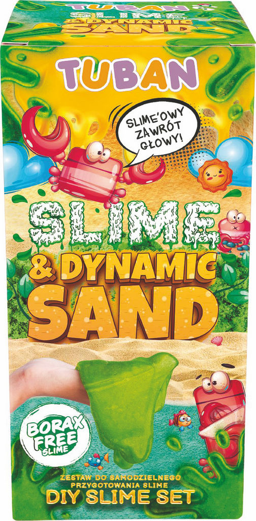 Set Slime DIY, dinamični pesek