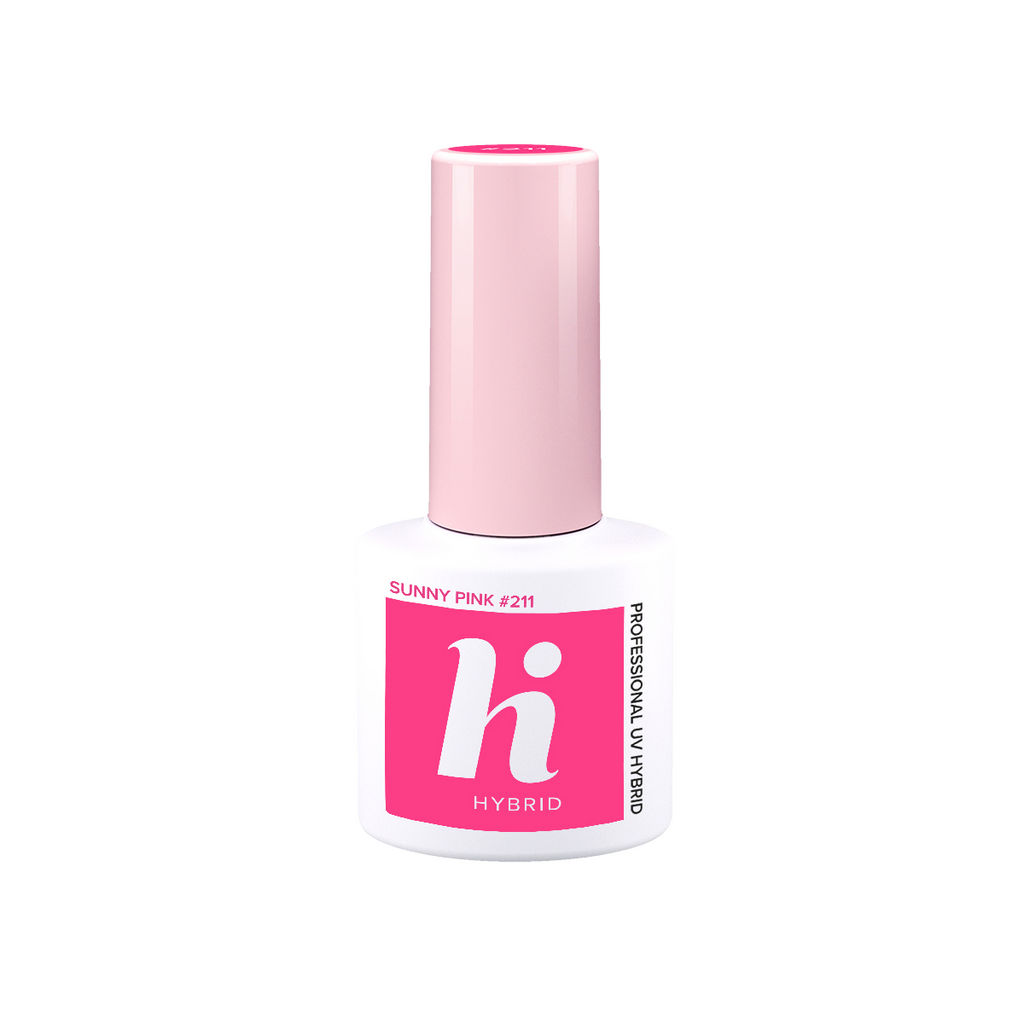 Lak za nohte Hi hybrid UV gel, 211 Sunny pink, 5 ml