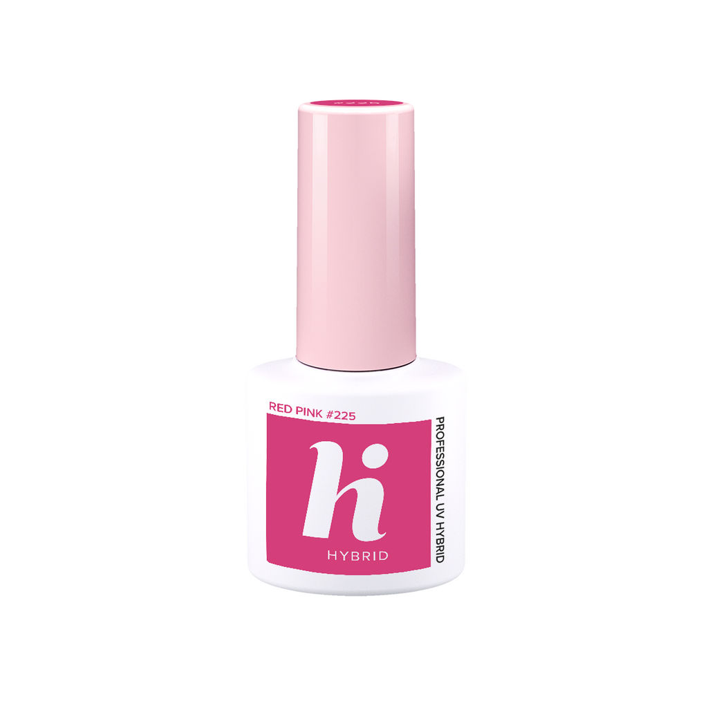 Lak za nohte Hi hybrid UV gel, 225 Red pink, 5 ml