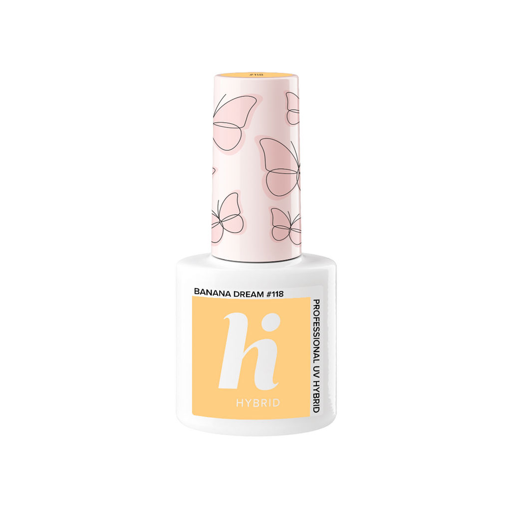 Lak za nohte Hi hybrid UV gel, Banana Dream 118, 5 ml