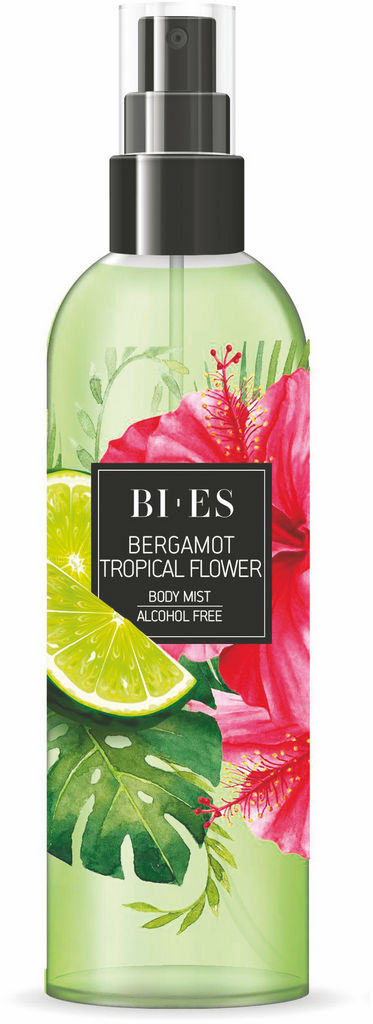 Meglica za telo Bi – es, Bergamot Tropical Flower, 200 ml