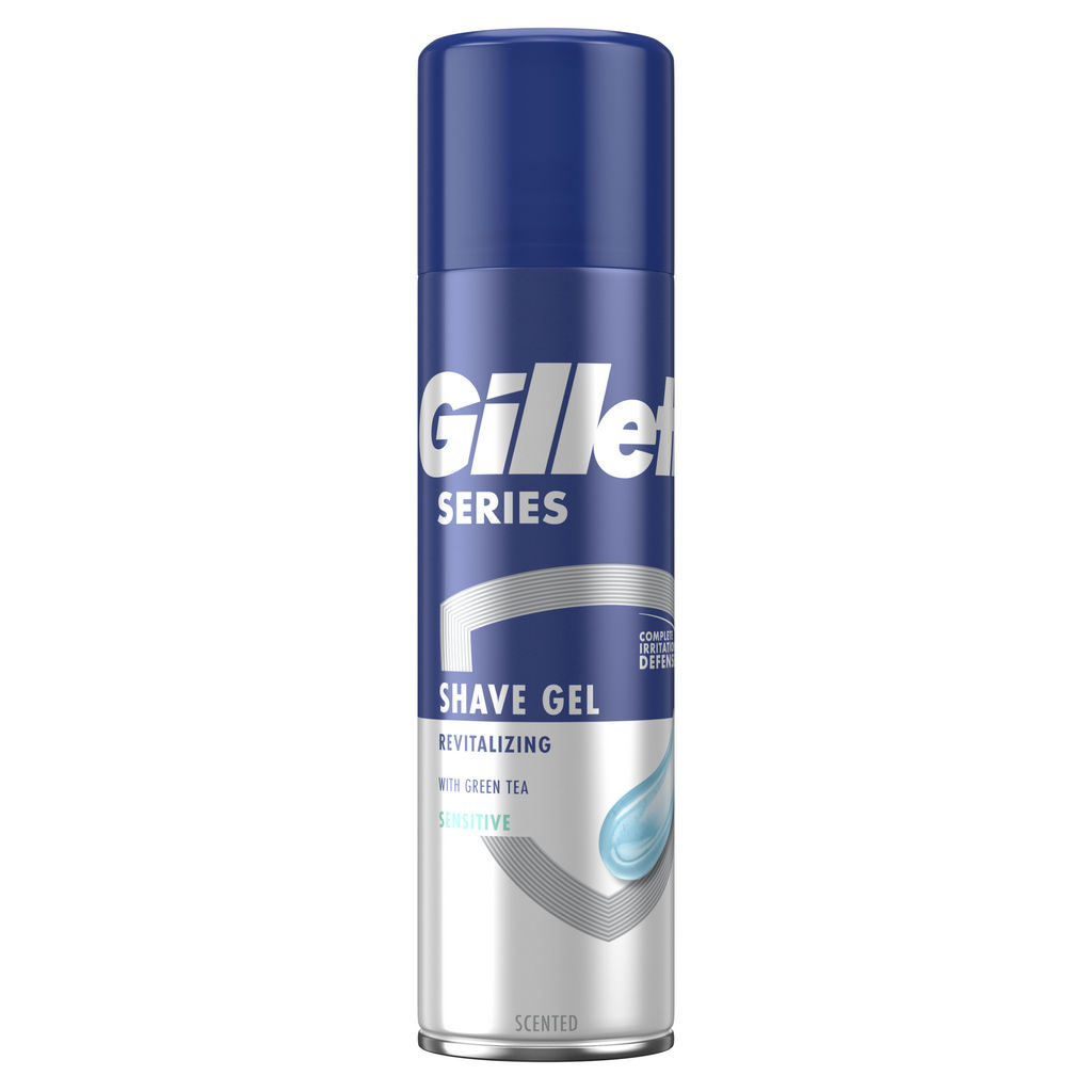 Gel za britje Gillette, Series Revitalising, 200 ml