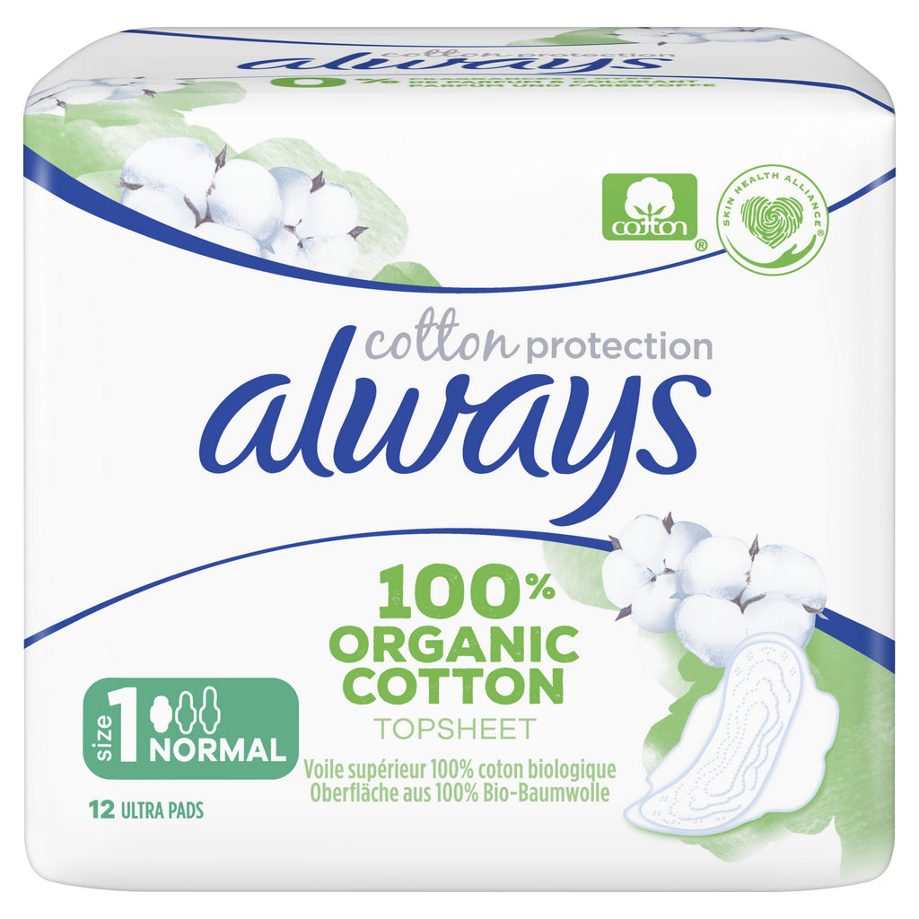 Always vložki, Normal cotton protection, 12/1