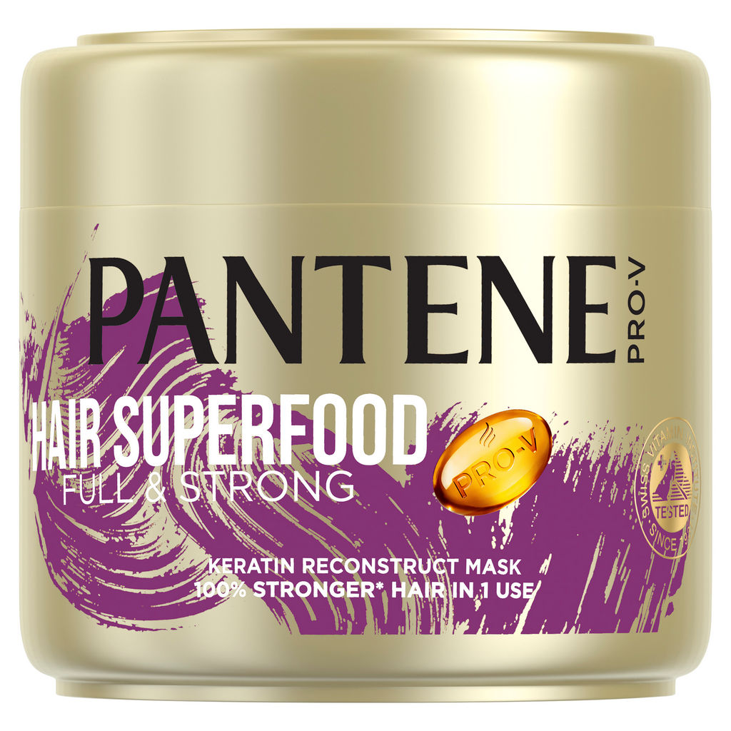 Maska za lase, Pantene, Superfood, 300 ml