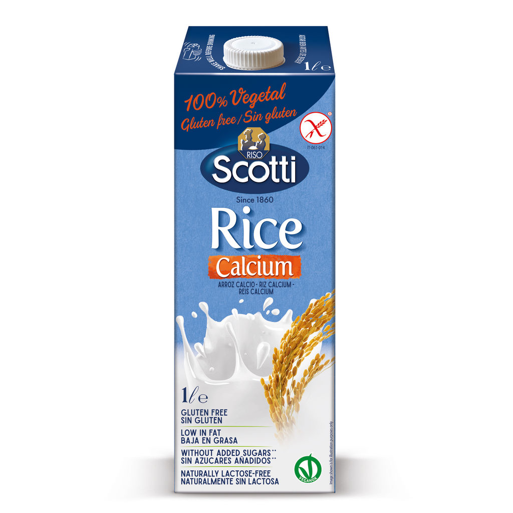 Napitek Scotti, rižev s kalcijem, 1 l