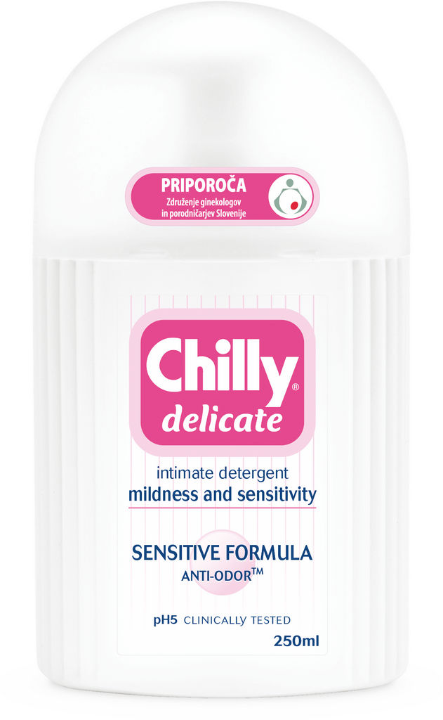 Milo intimno Chilly, Delicate, 250 ml