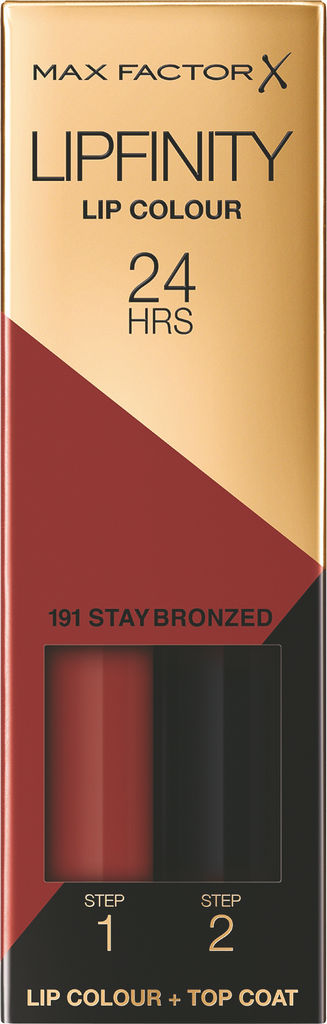 Rdečilo za ustnice Max Factor, Lipfinity, Stay Bronze 191