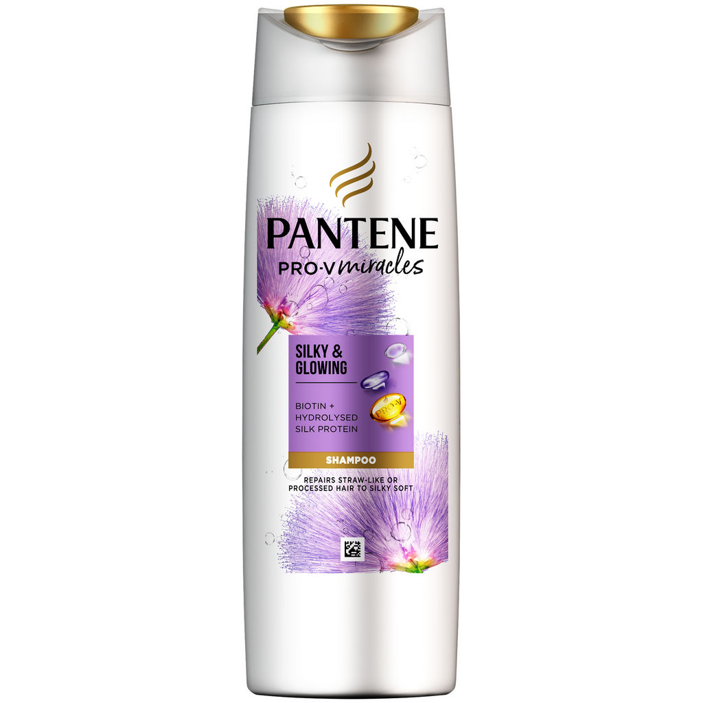 Šampon Pantene, Silky & Glowing, Pro-V Miracles, 300 ml