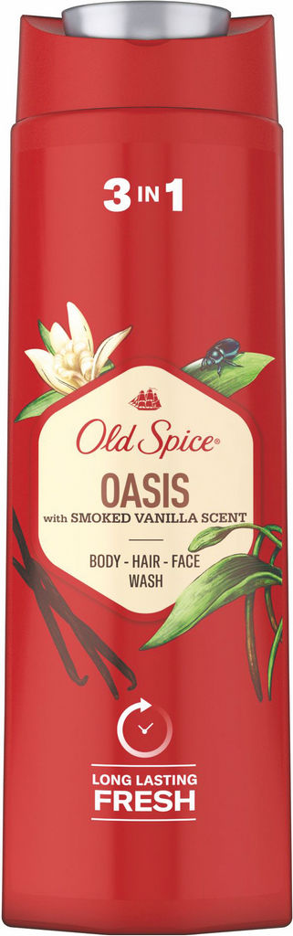 Gel za prhanje Old Spice, Oasis, 400 ml