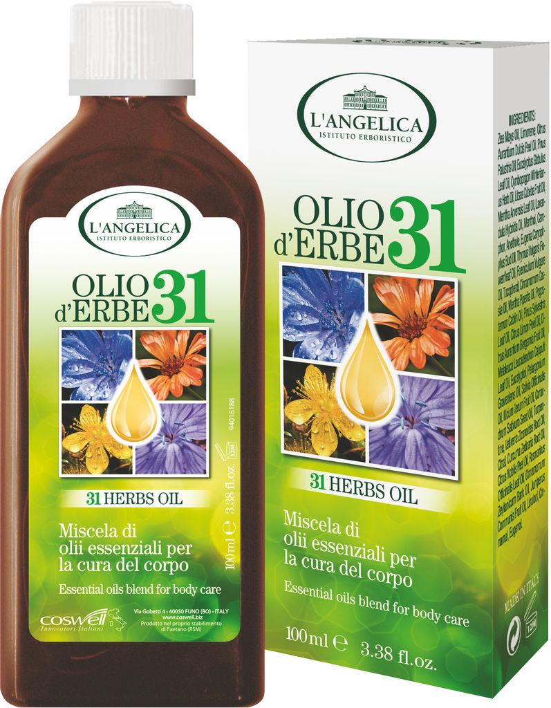Olje L’Angelica, 31 zelišč, 100 ml