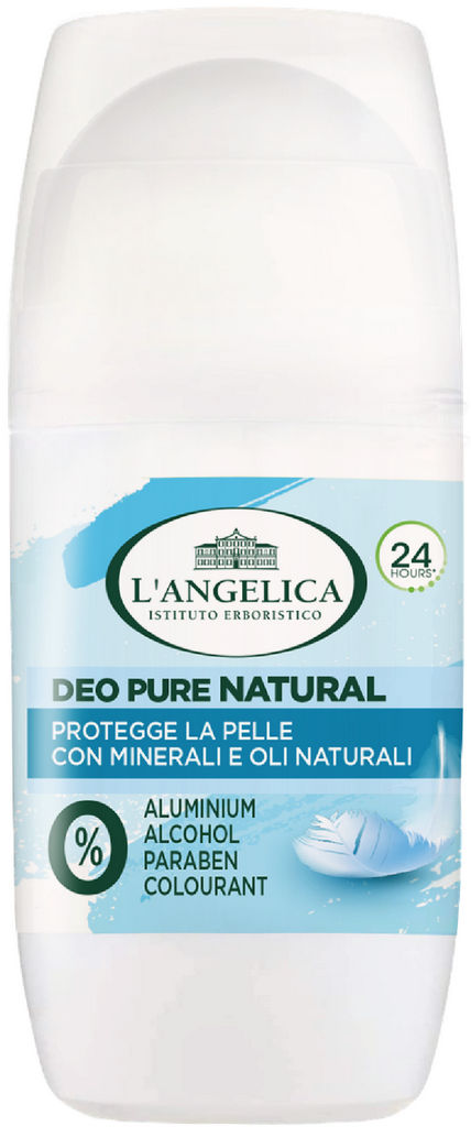 Dezodorant L’ Angelica roll on, Pure natural, 50 ml