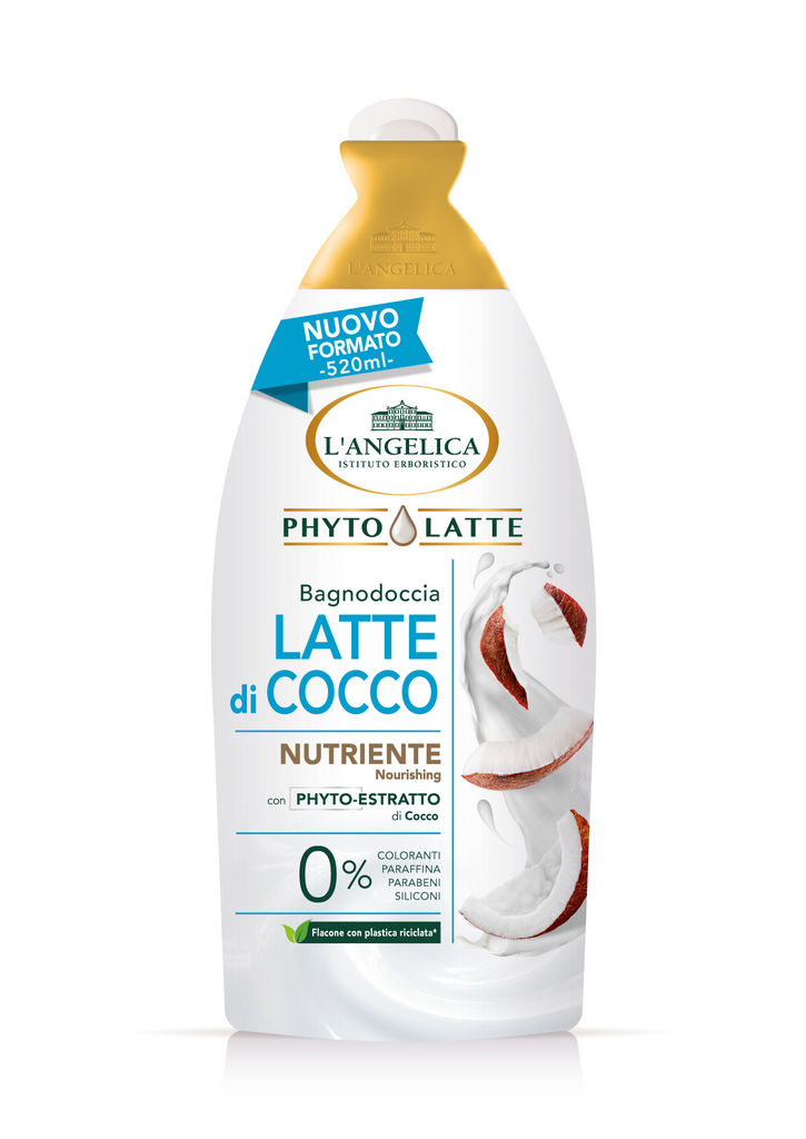 L’Angelica Phytolatte.gel za prh.Kokosovo mleko 500ml