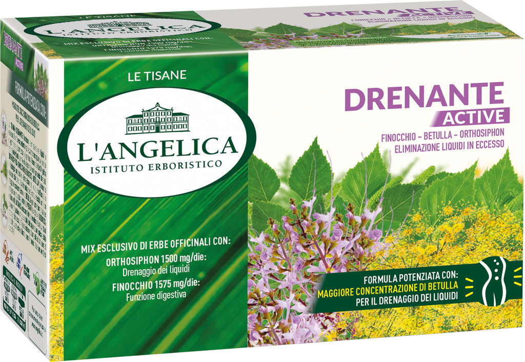 L’Angelica PD zeliščni čaj Odv. odvečne vode 18 vrečk