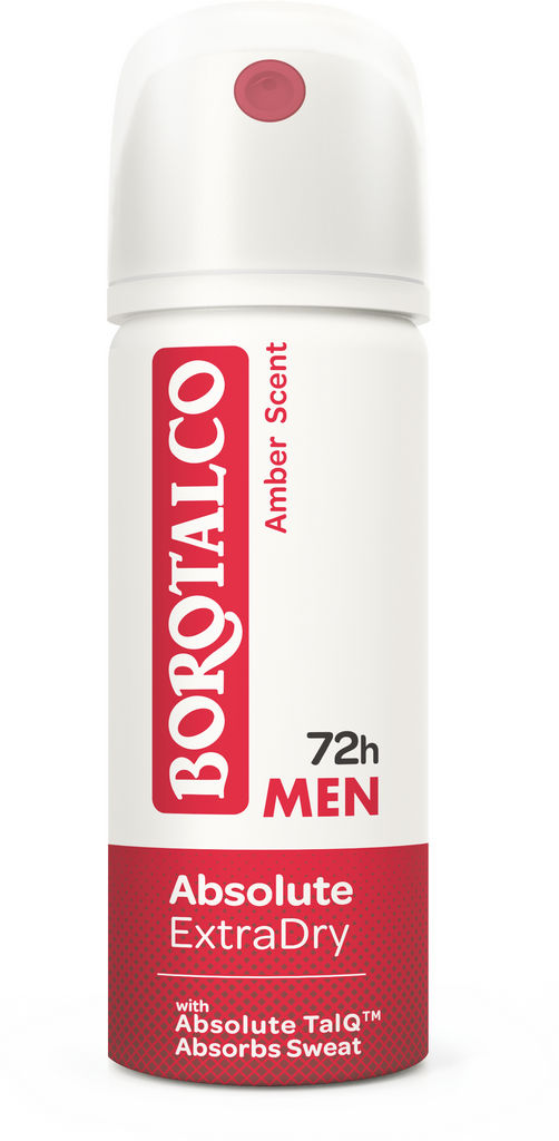 Deo spray men Borotalco, Absolute extra dry amber, 45 ml