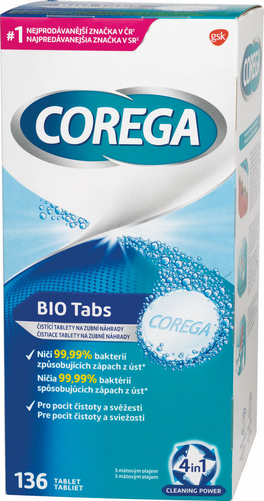 Tablete Bio Corega, za protezo, 136/1