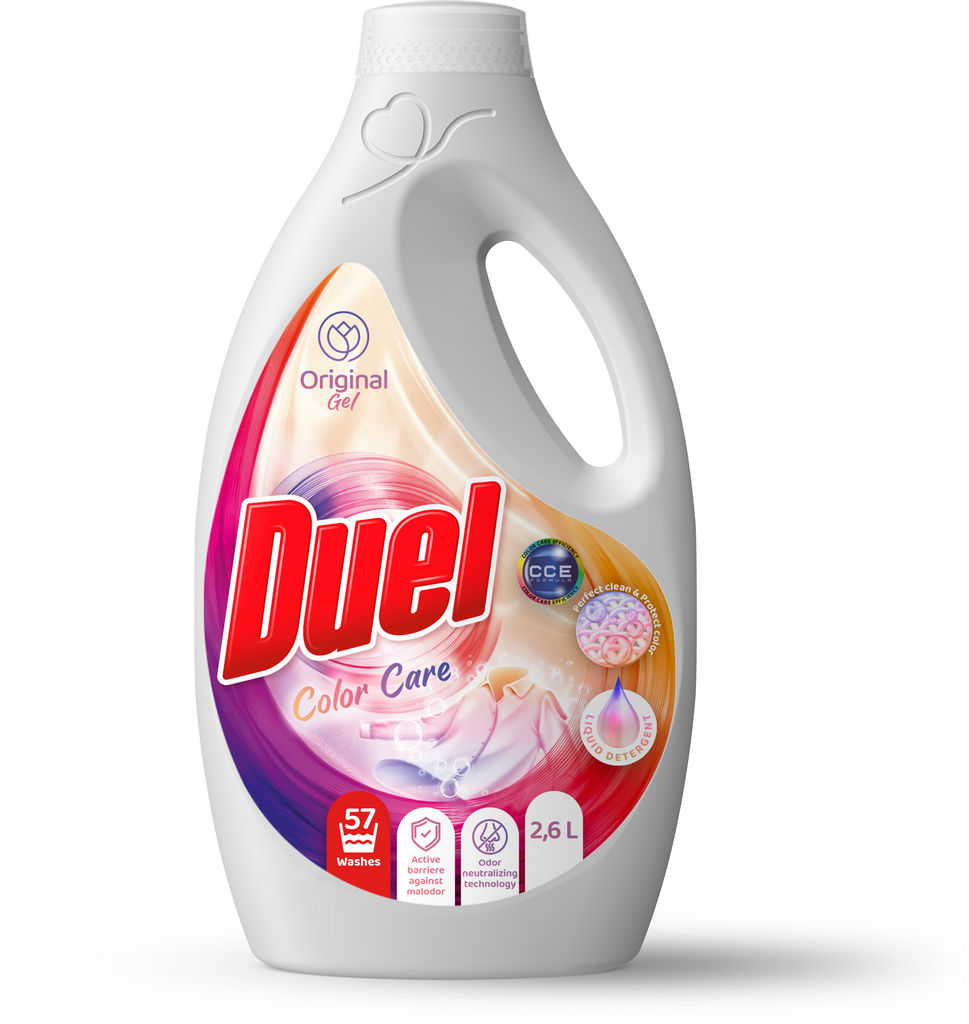 Detergent Duel, tekoči, Color care, 2,6 l