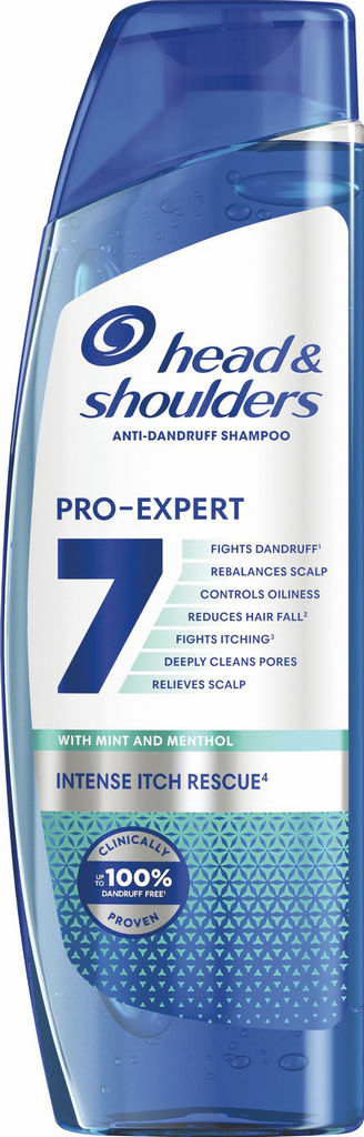 Head & Shoulders Šampon Proti Prhljaju Pro-Expert 7 Intense Itch Rescue 250ml.