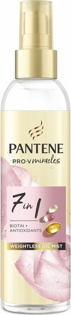 Pantene 7-in-1 Weightless Hair Oil Mist z biotinom 145 ml Pršilo za lase